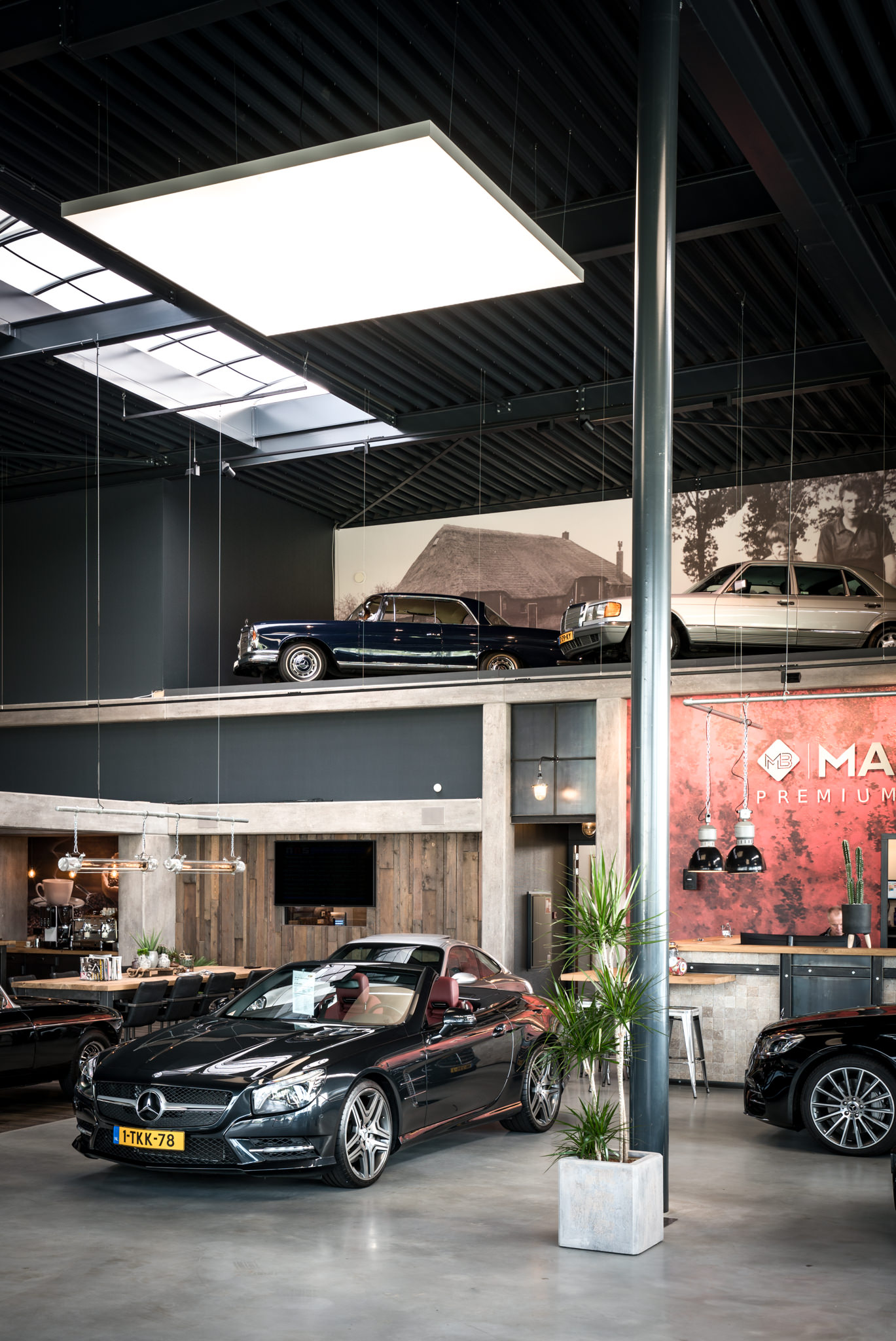 auto showroom advies lichtplan